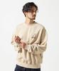 Avirex Flight Mechanic Crew Neck Sweat Flight Mechanic Crew Neck Size (WEB&DEPOT Exclusive) Men's Sweatshirt, M, 040, Beige, 783-4932005