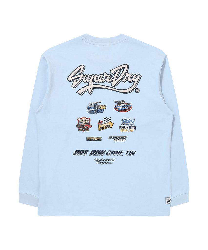 Syupeodeulai Racer Long Sleeve Grey Blue