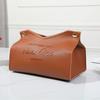 Portatovaglioli in Pelle Stile Nordico per Casa, Soggiorno o Auto – Elegante Portaoggetti da Scrivania