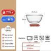 Flavinmci High Borosilicate Microwave-Safe Glass Bowl
