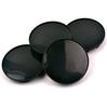 58mm/ 53mm Černé ABS středové krytky nábojů kol auta Dekorativní kryt Sada 4 ks