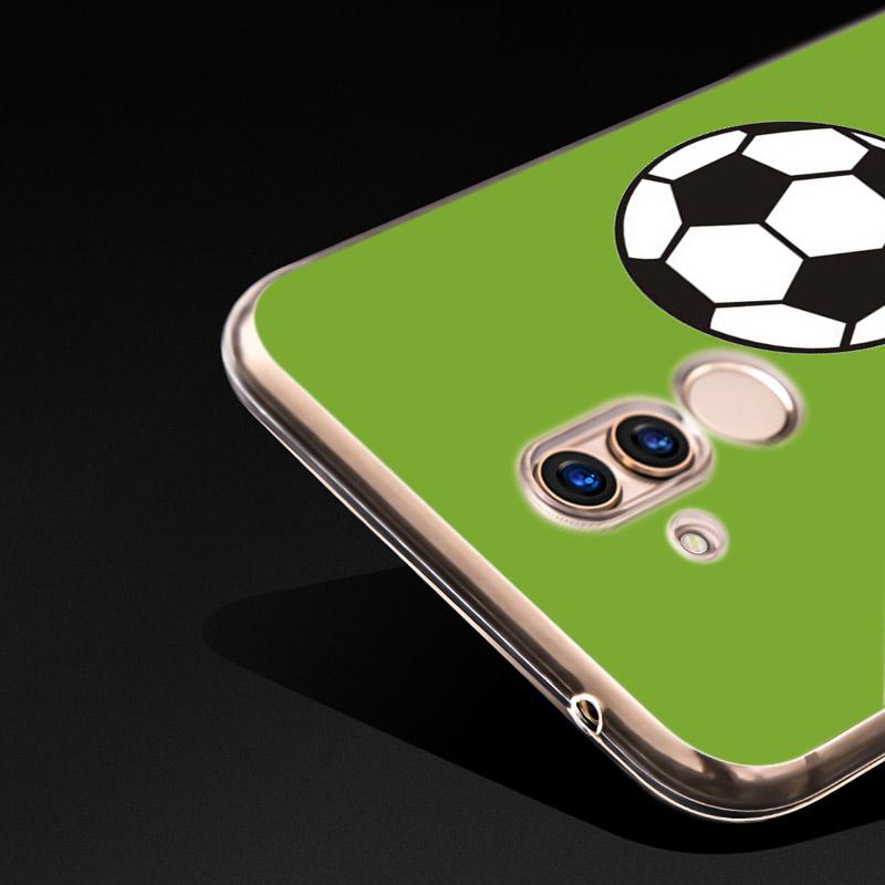 I love Fire football For Huawei Mate 40 30 20 20X 10 RS P Smart 2021 2020 Z S Pro Plus Lite 2019 Phone Case Shell