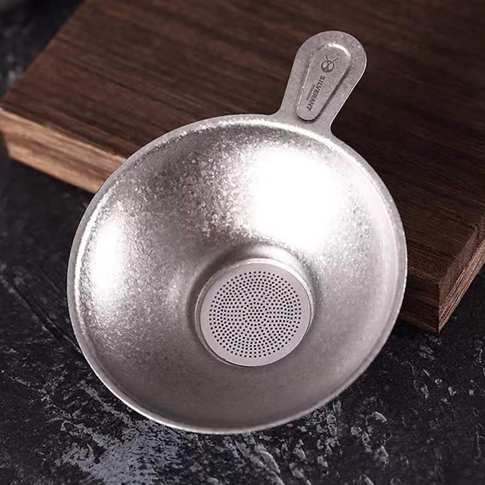 

Портативный титановый ситечко для чая, фильтр для чая и кофе, многоразовый, универсальный, здоровый, титановый, сетчатый, чашка, посуда для напитков, открытый кемпинг
