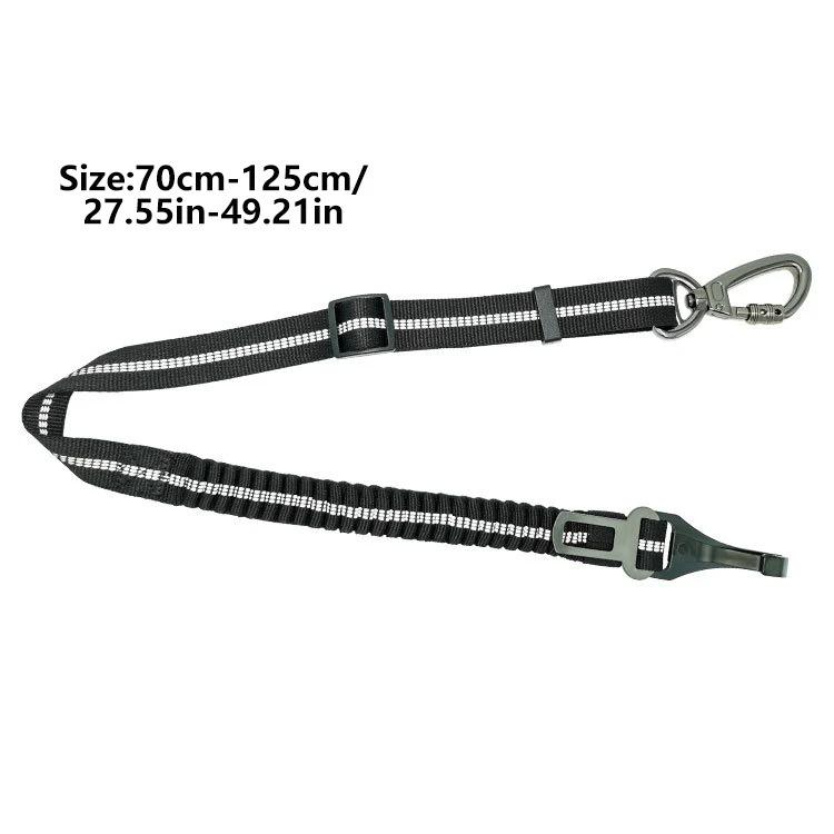 Dog Seatbelt Updated 3-in-1 Pet Car Seat Belts For Dogs Car Tether With Clip Hook Bungee Dogs Safety Belt With Swivel Carabiner