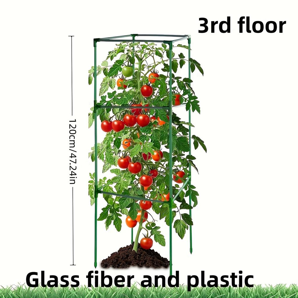 Plant Climbing Trellis for Tomatoes, Cucumbers, Beans - Durable Green Garden Support, Easy Assembly