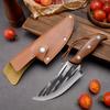 PLYS forging and bone cutting knife, portable and multi-purpose small blade, sharp meat cutting knife, thick cutting knife