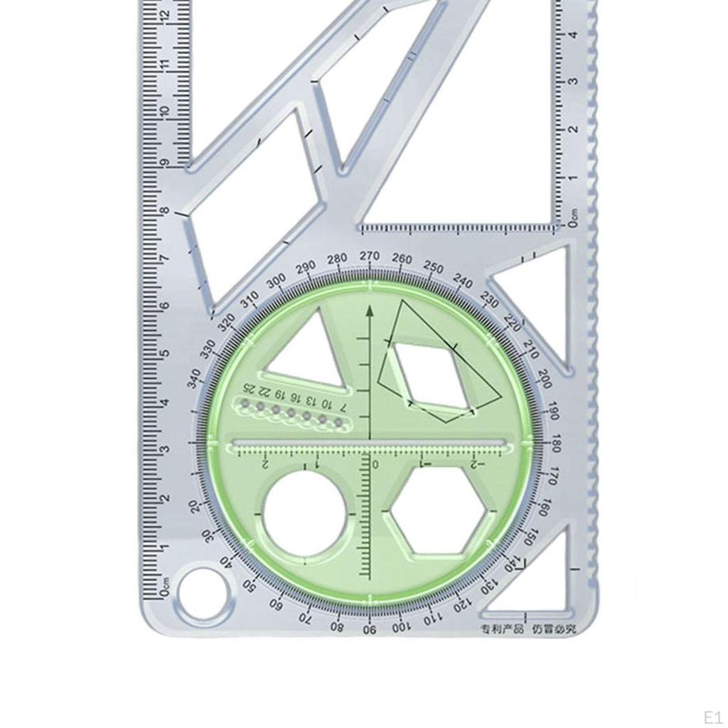 Geometryczne linijki narzędzie do rysowania i mierzenia szablon nauczanie matematyki do klasy