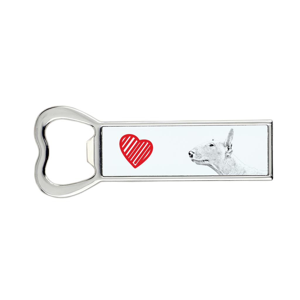 Bulterier, Bull Terrier - Otwieracz Do Butelek Z Psem, Personalizowany Otwieracz Na Lodówkę, Wyjątkowy Upominek Dla Mężczyzny Marki Art-Dog