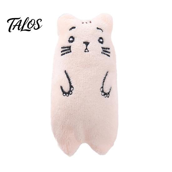 Kitten Teething Toy Stuffed Animal Catnip Toy, Soft Plush Cat Chew Cute Boredom Relief Bear Duck Frog Enrichment for Indoor Cats Kittens