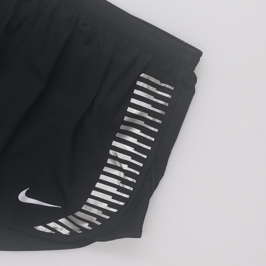 Nike Logo-Print Elastischer Bund Reflektierendes Design Sportshorts Damen Shorts Schwarz AJ4710-010