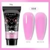 Colla per Estensione Nail Art UV Solida Senza Vassoio di Carta Estensione Rapida Modello di Cristallo Colla per Fototerapia Unghie Colla di Cristallo 15ml