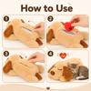 Pet Calming Plush Toy with Heartbeat Simulation - Soft Comfort Toy for Dogs and Cats