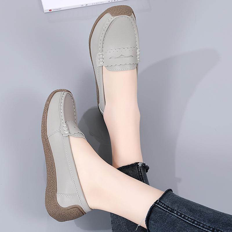New Flats Shallow Loafers Women Walking Casual Shoes Designer Summer Comfort Soft Sole Shoes Brand Office Zapatillas De Mujer