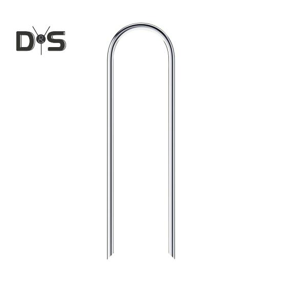 50/100Pcs U-shaped Ground Stake Anti-Rust Garden Pile Easy Installation Reusable Multipurpose Garden Landscape Piles