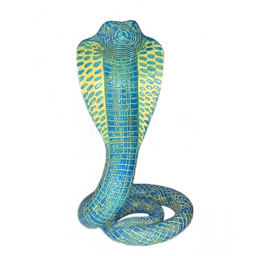 Snake Simulated Cobra Figure Lifelike Animal Simulation Model 3D Cobra Model Toy Christmas