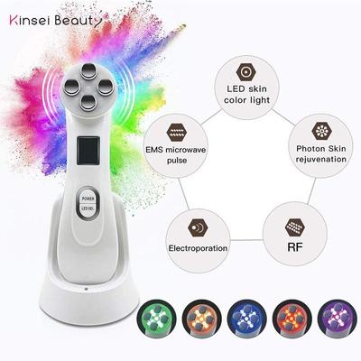 RF EMS Mesoterapia facciale Elettroporazione RF Radiofrequenza LED Photon Face Lifting Stringere la rimozione delle rughe Macchina per la cura della pelle