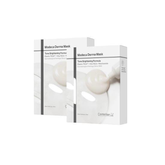 Centellian24 Madeca Derma Mask Tone Brightening Formula Radiance Sheet Mask 10 Sheets x2