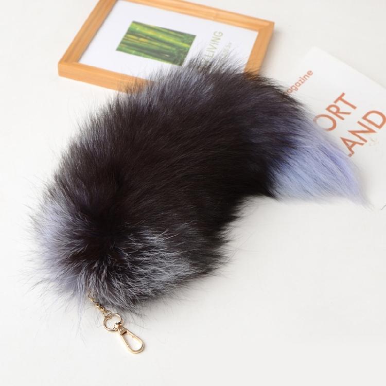 Imitation Furs Foxes Tail Pendant Toy Backpack Pendant Animal Tail Keychain