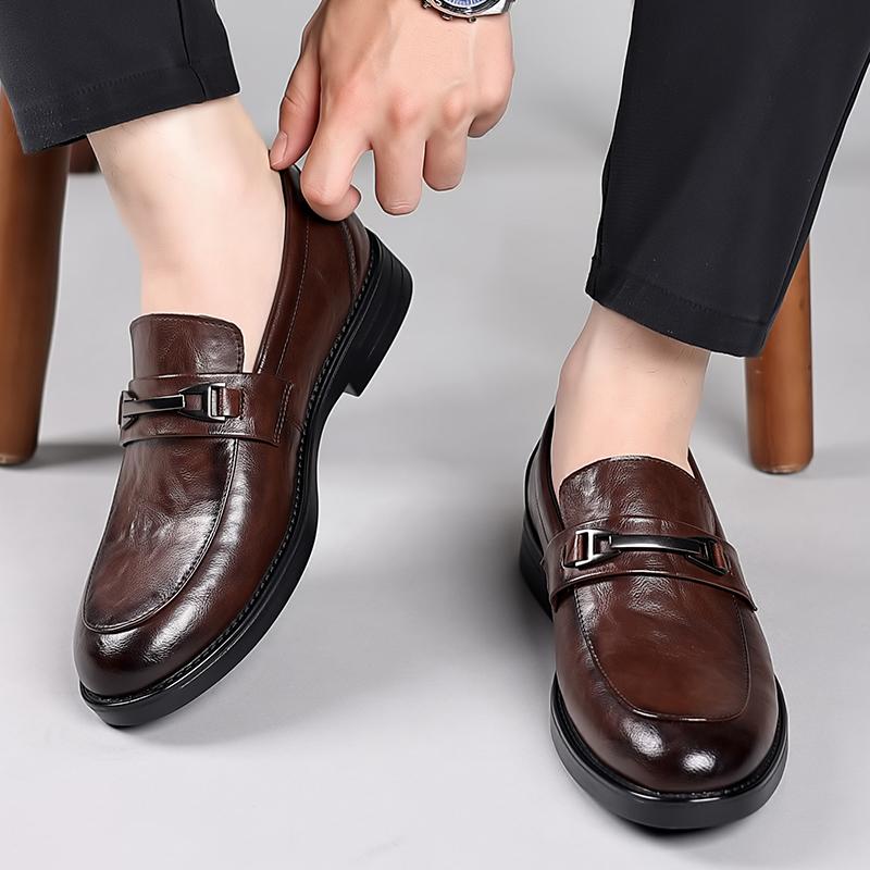 Fashion Men's Formal Loafers Classic Retro Design Style Leisure Business Outdoor Party Daily Office Adult Elegant Quality Leather Shoes