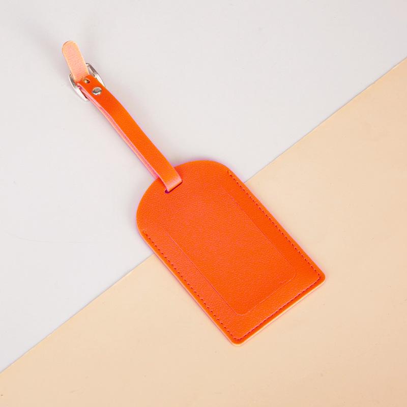 Customizable Multi-Color PU Leather Boarding Pass Card Holder with Lanyard & Luggage Tag