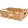 Nitori Musca Water Hyacinth Basket 8161064, Natural, Half Size