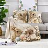 Vikama Easter Embroidered Bunny Pillow Cover Set Cozy Aesthetic Pillowcases For Bedside Couch Living Room Home Decoration