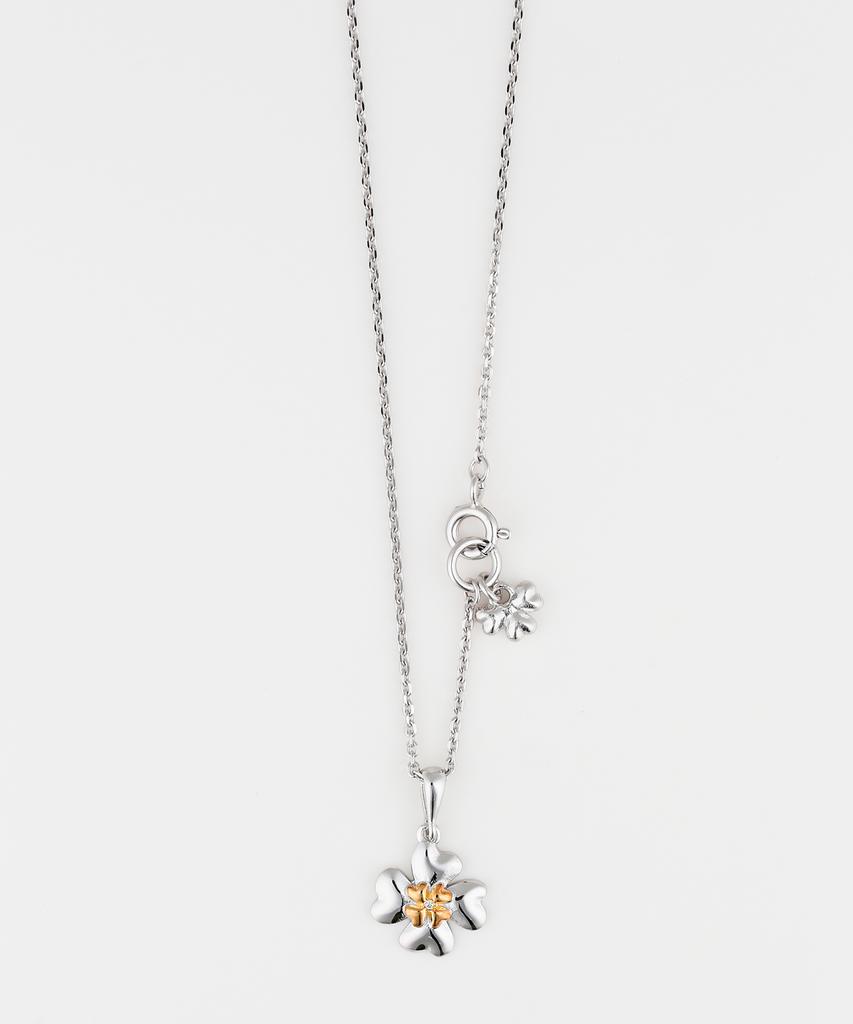 Graynoise Double Clover Necklace G (925 Silver)
