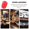 2Pcs Bright Color Japanese Style Lanterns Easy Install Hanging Decorative Lights for Theme Party Wedding Festival Outdoor Events