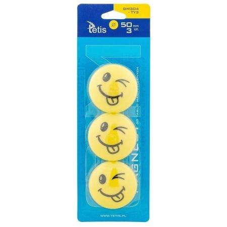 MAGNESY DO T. 50MM/3 ŻÓŁTE JĘZYK TETIS