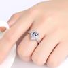 Suibian Gem-Shaped Topaz Imitation Ring - Water Drop Style for European & American Fashion