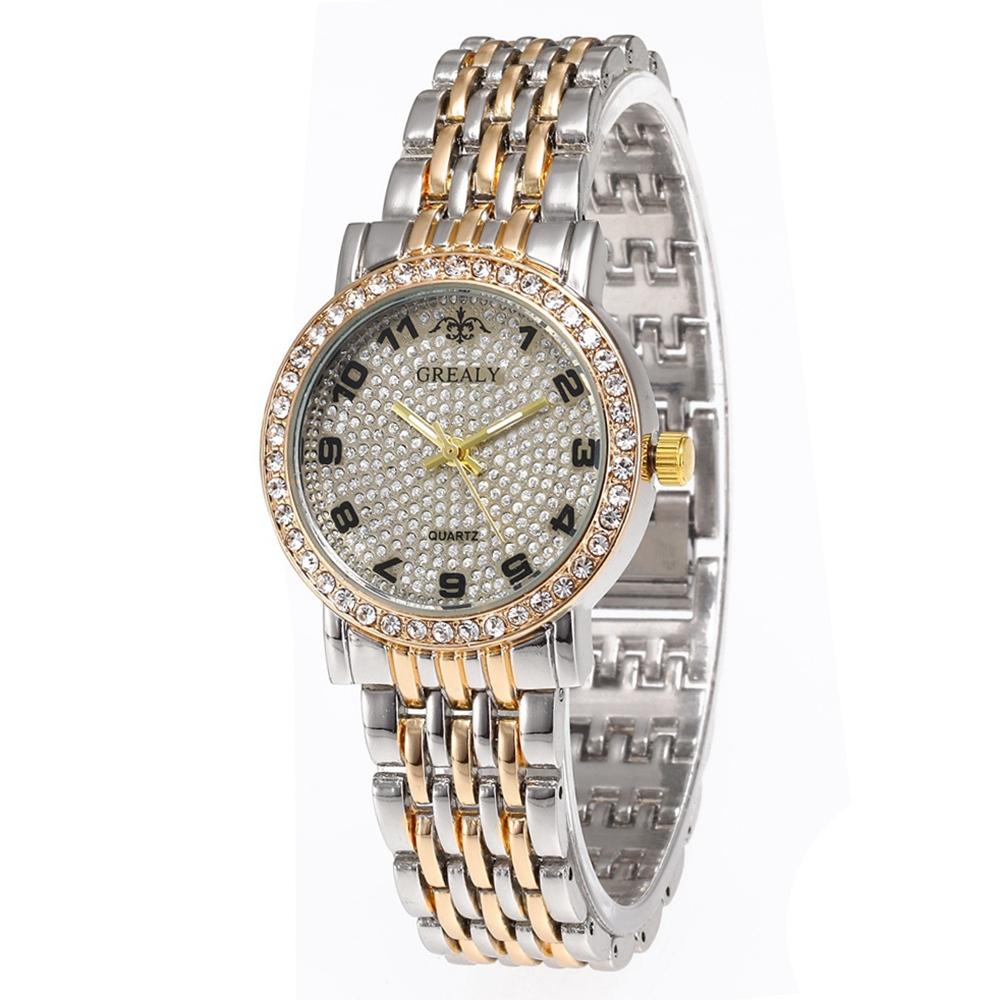 

Новая Мода Женские Часы Стразы Цифровые Кварцевые Часы Сплав Наручные Часы Relogio Feminino Часы Часы Для Женщин Подарок