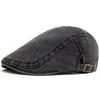 Vintage Washed Hat Men's Forward-Facing Beret Cotton Casual Versatile Distressed Baseball Cap Women's