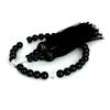 black agate beads onyx prayer beads natural stone for women for children prayer beads informal rosary