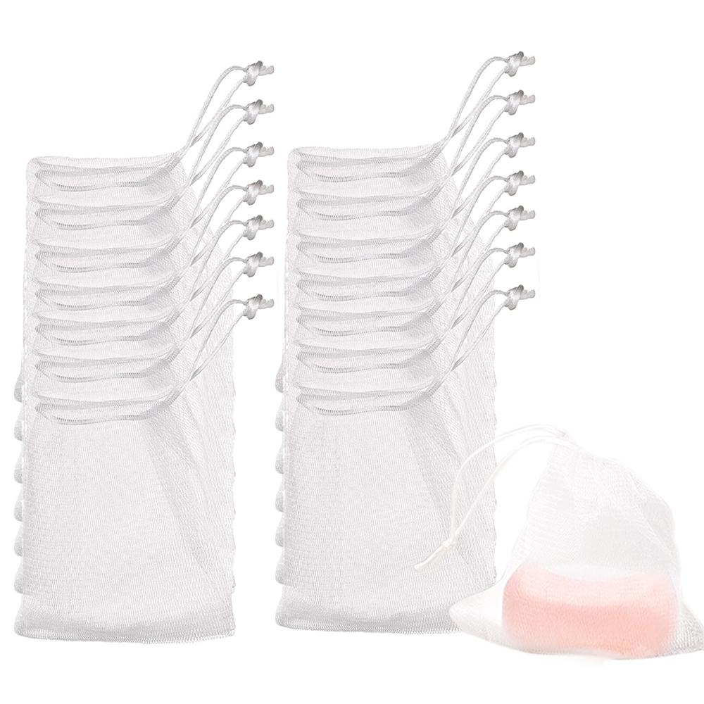 

Мешок для мыла, 10 упаковок, 9x12 см, сетчатая пенящаяся сетка, мешки для мыла, мешочек для мыла, сетчатые мешки с шнурком для ванны и душа 9x12cm