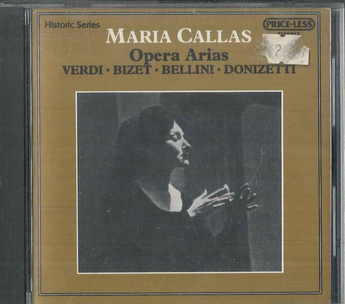 

CD MARIA CALLAS opera arias D18363 PRICE LESS 1988 US Classical Used