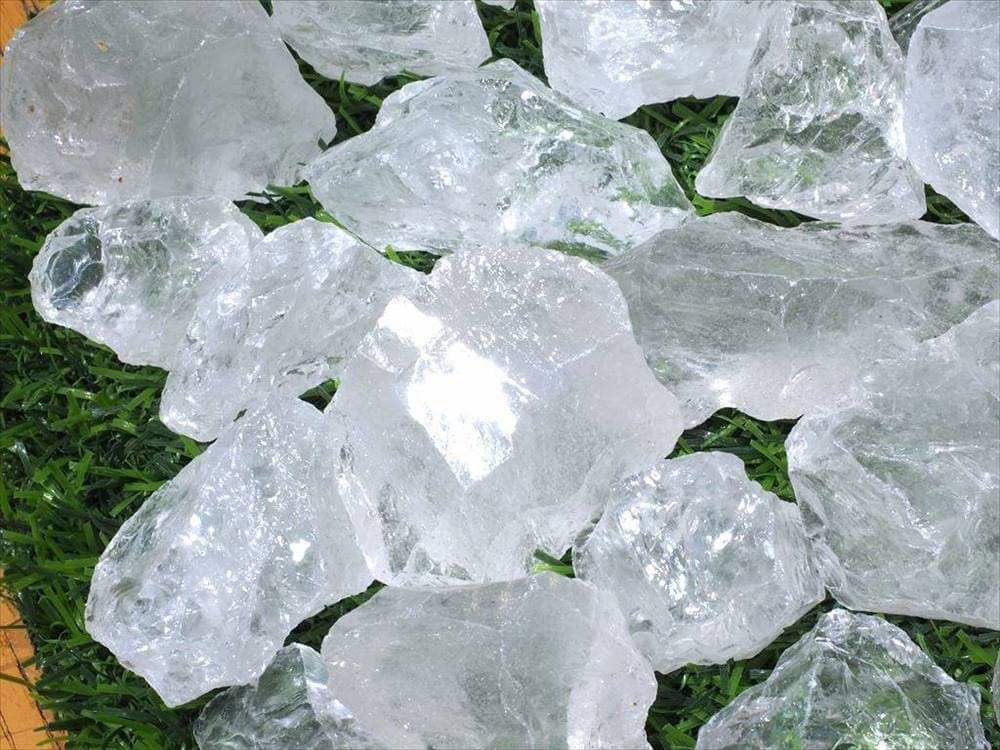 Magic of Sedona: Rough Icy Rock Crystal from Madagascar (100g), 2cm-5cm, No Hole, Natural Stone, Rough Stone, Sazare Chip, Rare Stone, Sold Out