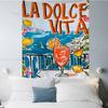La Dolce Vita Lemon Hanging Bohemian Tapestry Indian Buddha Wall Decoration Witchcraft Bohemian Hippie Cheap Hippie Wall Hanging
