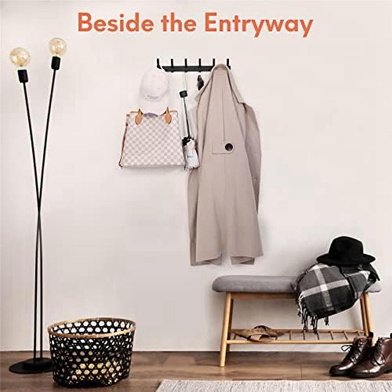 Good-Coat Rack Wall Mount, Entryway Coat Hooks Wall Mounted,Coat, Towel And Purse(4) Durable Easy Install Easy To Use