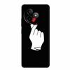 6,83" För Redmi K 80 K80 Ultra Fodral 3D Präglad Blomma Svart Silikon Mjuk Baksida Fodral För Redmi K 80 Ultra Stötsäker Fundas