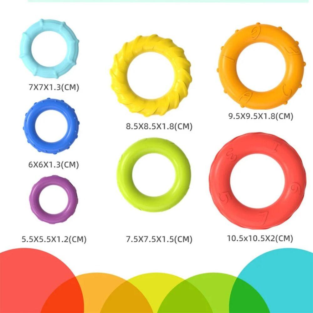 Montessori Toy Rainbow Stacker Baby Toy Irregular Square Stacking Rainbow Tower  Kids