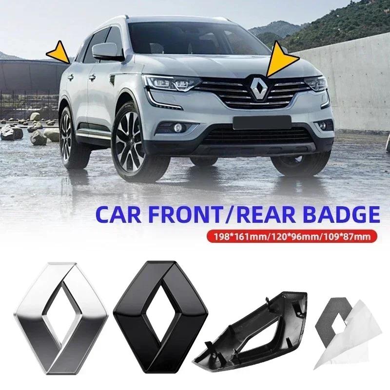 3D ABS Logo Renault Emblem Car Front Sticker Rear Trunk Badge For Renault Grand Scenic XMOD Megane Clio 4 Laguna 2 3 Coupe RS SS1