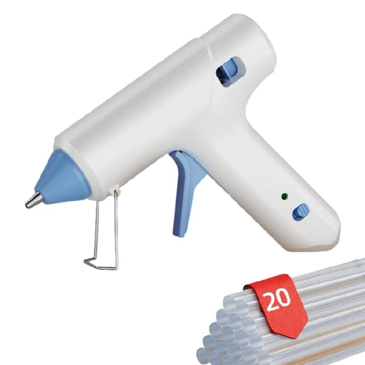 Professional Mini Hot Glues Guns Set with Sticks Fast Preheating Ergonomic Grip Silicone Texture Suitable for Projects