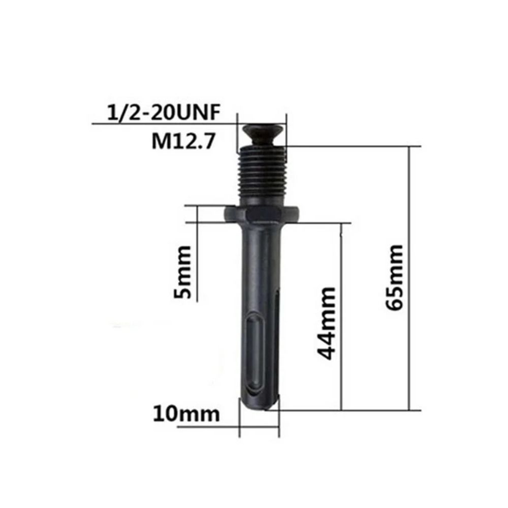 1 Set mit Bohrfutterspannschlüssel-Aufnahme Schlagbohrschrauber-Bits 1,5-13mm Bohrfutter-Umrüstadapter Langlebiges Bohrfutter