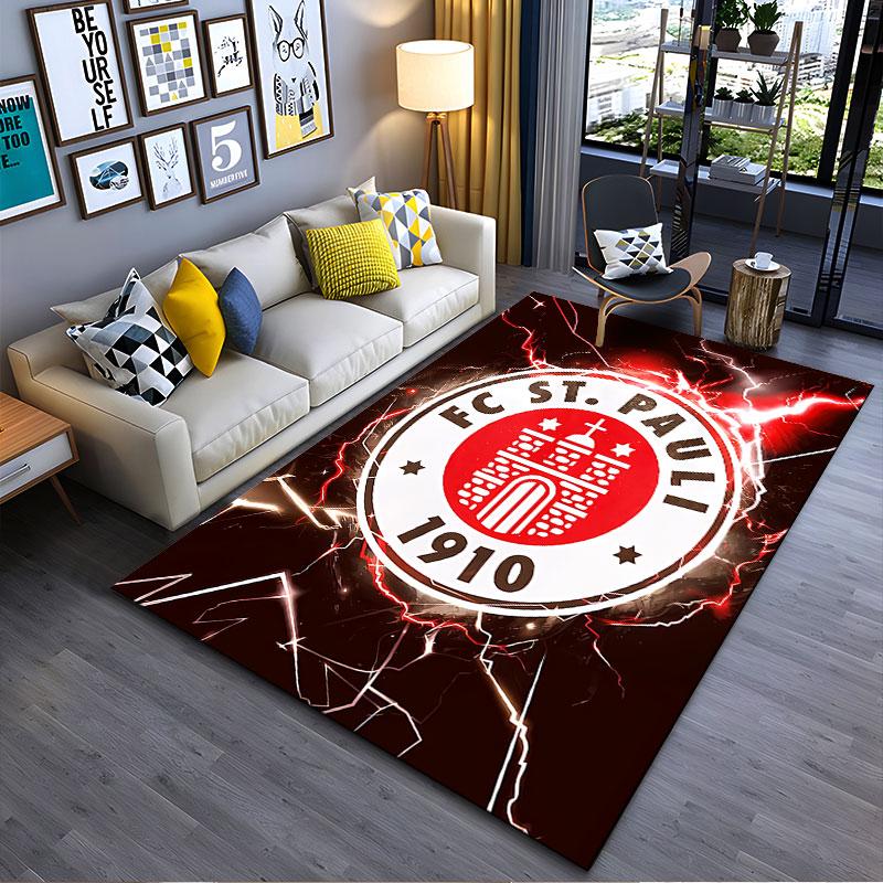 FC St. Pauli Logo Carpet Suitable As a Non-slip Mat for the Living Room or Bedroom Sofa