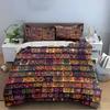 Colorful Geometric Pattern Bedding Set Bedding set (1 duvet cover, 2 pillowcases, duvet not included)