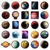 50 Universe Planets Graffiti Stickers Electric Vehicle Helmet Tv Water Cup Trolley Case Stickers