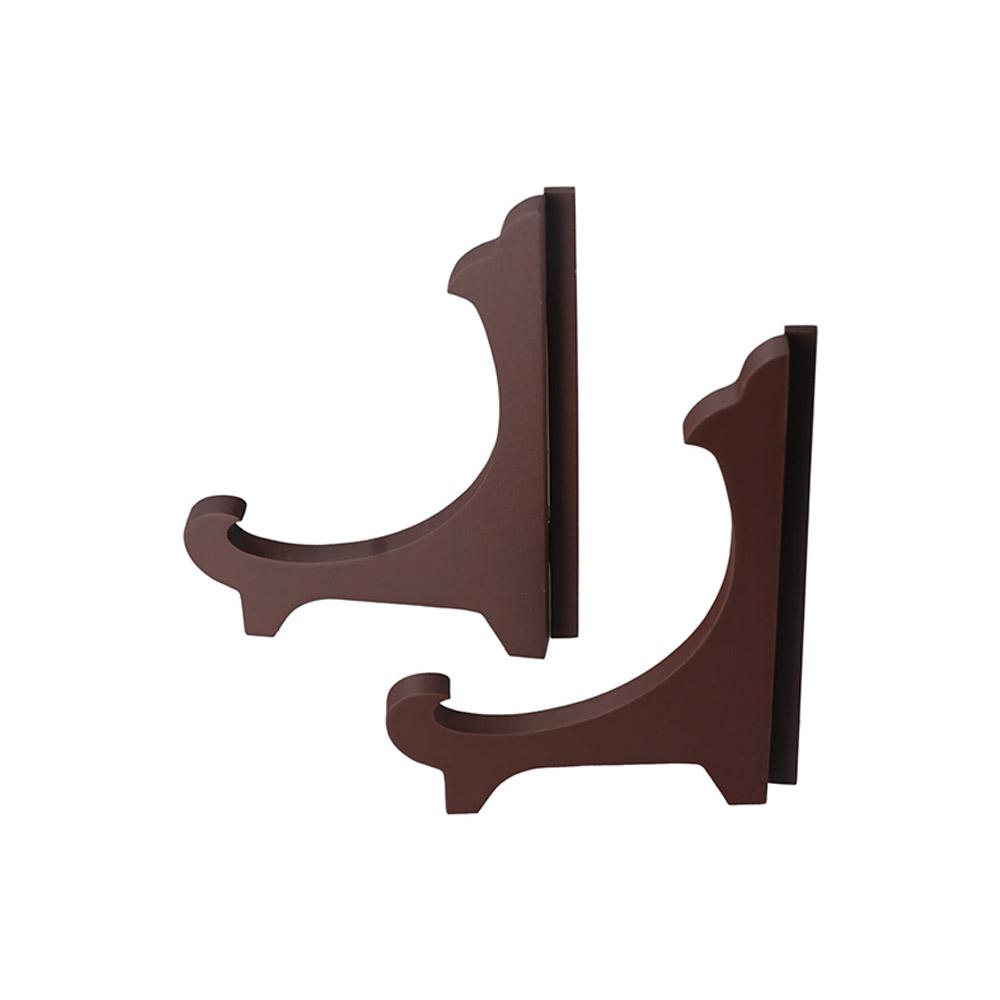 Universal Wooden Tea Cake Dish Foldable Storage Bracket Home Decor Plate Rack Storage Rack Easel Display Stand