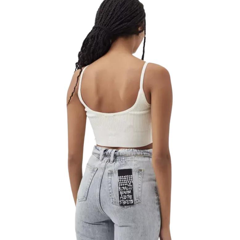adidas Originals X Ivy Park Short Solid Color Breathable Tank Top Women Tops Off-White HG2418