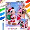 Oil Painting Hand Painting Art Kit Christmas Cartoon Coloring Painting Handmade Diy Home Decoration Gift