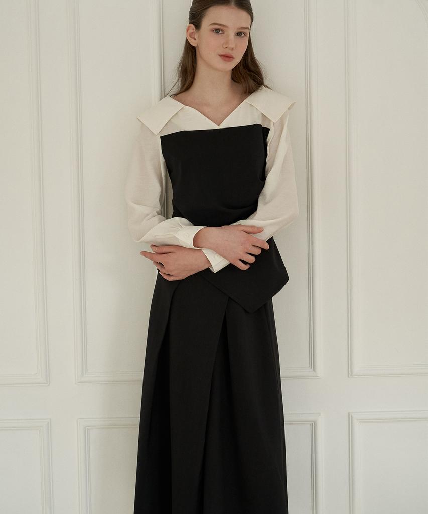 Peullobeu Classic Bloom Skirt(Bk)